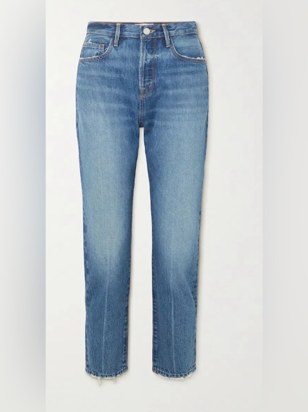 Frame Le Original High-Rise Straight-Leg Jeans